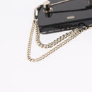 CHANEL Brooch Plastic Black CC Auth 211855M-4