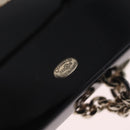 CHANEL Brooch Plastic Black CC Auth 211855M-7
