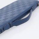 LOUIS VUITTON Damier Infini Organizer Atholl Blue Neptune N41396 Auth 211856A-12