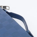 LOUIS VUITTON Damier Infini Organizer Atholl Blue Neptune N41396 Auth 211856A-13