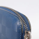 LOUIS VUITTON Damier Infini Organizer Atholl Blue Neptune N41396 Auth 211856A-15