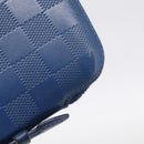 LOUIS VUITTON Damier Infini Organizer Atholl Blue Neptune N41396 Auth 211856A-17