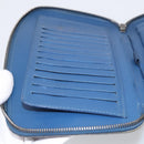 LOUIS VUITTON Damier Infini Organizer Atholl Blue Neptune N41396 Auth 211856A-25
