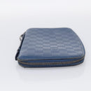 LOUIS VUITTON Damier Infini Organizer Atholl Blue Neptune N41396 Auth 211856A-7