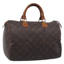 LOUIS VUITTON Monogram Speedy 30 Hand Bag M41526 LV Auth 211862-1