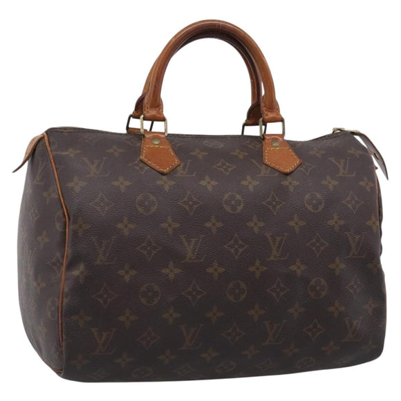 LOUIS VUITTON Monogram Speedy 30 Hand Bag M41526 LV Auth 211862