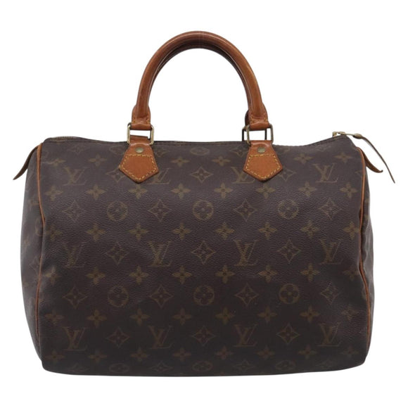 LOUIS VUITTON Monogram Speedy 30 Hand Bag M41526 LV Auth 211862