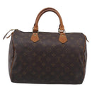 LOUIS VUITTON Monogram Speedy 30 Hand Bag M41526 LV Auth 211862-3