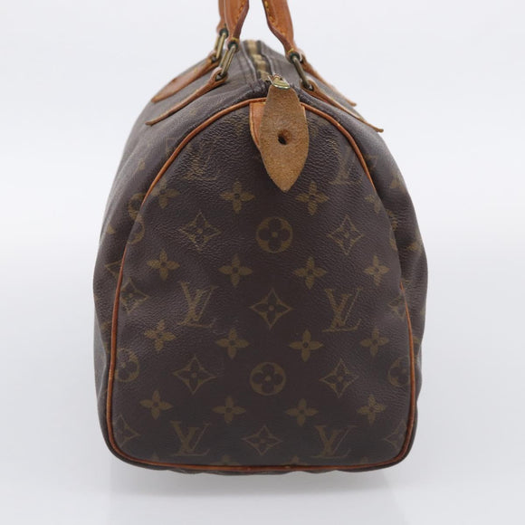 LOUIS VUITTON Monogram Speedy 30 Hand Bag M41526 LV Auth 211862