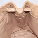 Bottega Veneta INTRECCIATO Tote Bag Leather Beige Gold Auth 211863V-17