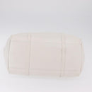 Balenciaga Every day Tote Bag Leather White 475201 Auth 211866A-12