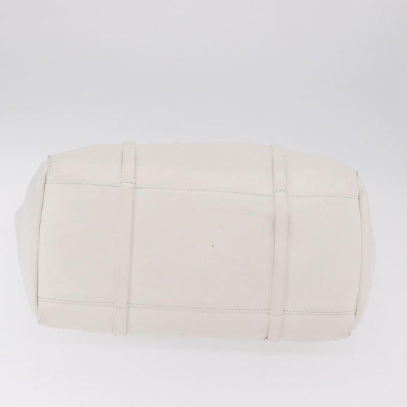 Balenciaga Every day Tote Bag Leather White 475201 Auth 211866A