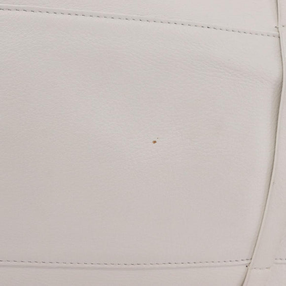 Balenciaga Every day Tote Bag Leather White 475201 Auth 211866A