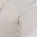 Balenciaga Every day Tote Bag Leather White 475201 Auth 211866A-15