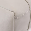 Balenciaga Every day Tote Bag Leather White 475201 Auth 211866A-16