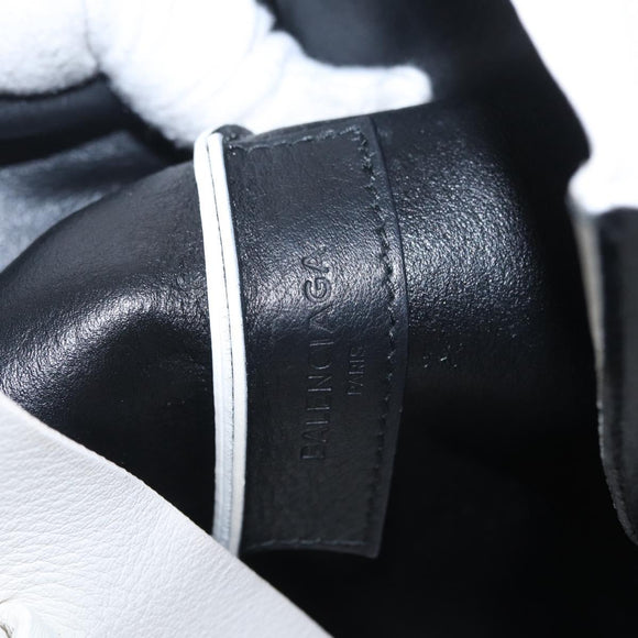 Balenciaga Every day Tote Bag Leather White 475201 Auth 211866A
