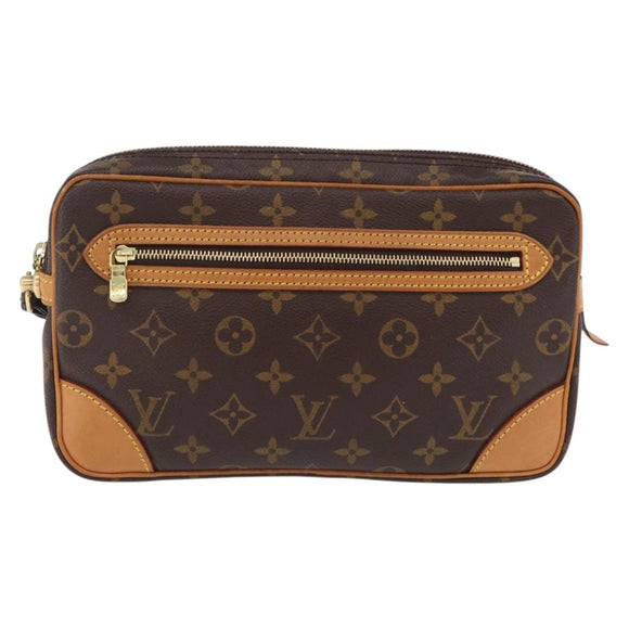 LOUIS VUITTON Monogram Marly Dragonne GM Clutch Bag M51825 LV Auth 211868A