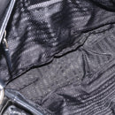 PRADA Shoulder Bag Leather Black Silver Auth 211869SAV-21