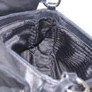 PRADA Shoulder Bag Leather Black Silver Auth 211869SAV-22