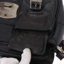 PRADA Shoulder Bag Leather Black Silver Auth 211869SAV-26