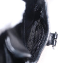 PRADA Shoulder Bag Leather Black Silver Auth 211869SAV-27