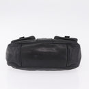 PRADA Shoulder Bag Leather Black Silver Auth 211869SAV-9