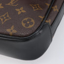 LOUIS VUITTON Monogram Macassar Bus PM Shoulder Bag M56717 LV Auth 211870SAV-10
