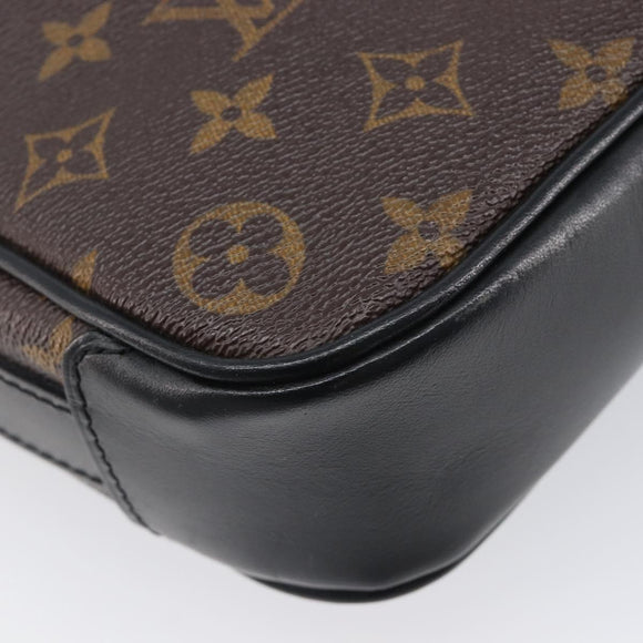 LOUIS VUITTON Monogram Macassar Bus PM Shoulder Bag M56717 LV Auth 211870SAV
