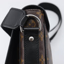 LOUIS VUITTON Monogram Macassar Bus PM Shoulder Bag M56717 LV Auth 211870SAV-14
