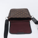 LOUIS VUITTON Monogram Macassar Bus PM Shoulder Bag M56717 LV Auth 211870SAV-16