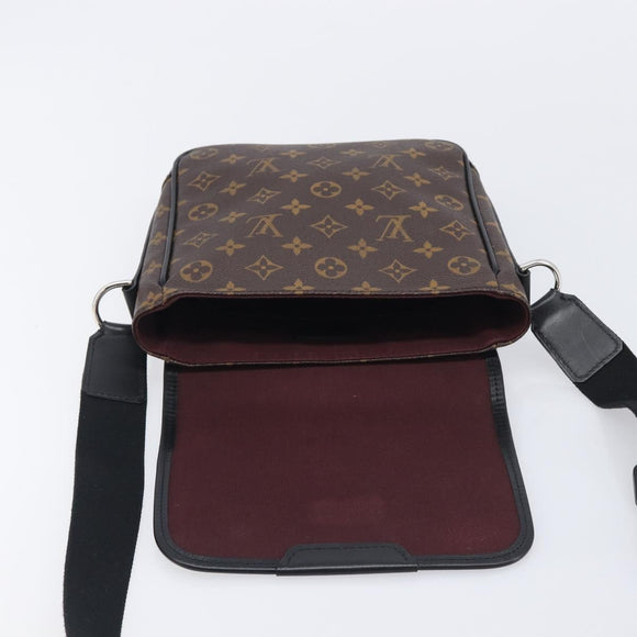 LOUIS VUITTON Monogram Macassar Bus PM Shoulder Bag M56717 LV Auth 211870SAV