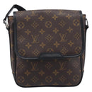 LOUIS VUITTON Monogram Macassar Bus PM Shoulder Bag M56717 LV Auth 211870SAV-2