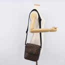 LOUIS VUITTON Monogram Macassar Bus PM Shoulder Bag M56717 LV Auth 211870SAV-23