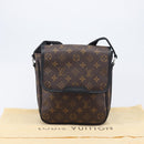 LOUIS VUITTON Monogram Macassar Bus PM Shoulder Bag M56717 LV Auth 211870SAV-24