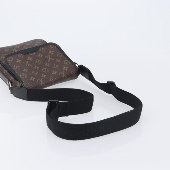 LOUIS VUITTON Monogram Macassar Bus PM Shoulder Bag M56717 LV Auth 211870SAV