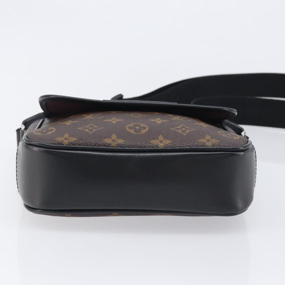 LOUIS VUITTON Monogram Macassar Bus PM Shoulder Bag M56717 LV Auth 211870SAV