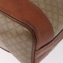 CELINE Macadam Canvas Shoulder Bag PVC Beige Gold Auth 211872-14