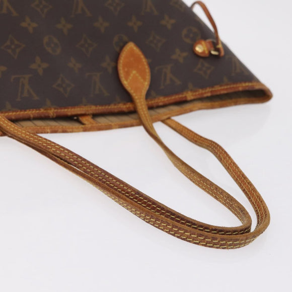 LOUIS VUITTON Monogram Neverfull MM Tote Bag M40156 LV Auth 211873