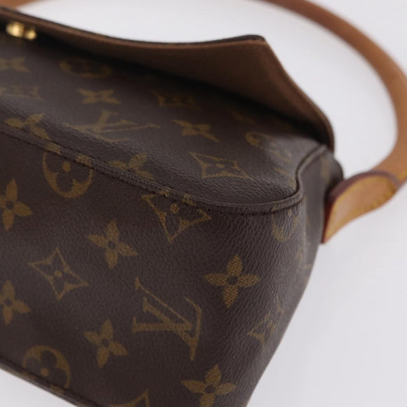 LOUIS VUITTON Monogram Mini Looping Shoulder Bag M51147 LV Auth 211874V