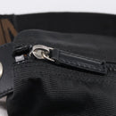 FENDI Shoulder Bag Canvas Black Silver 26587 Auth 211875-15