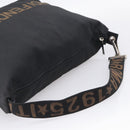 FENDI Shoulder Bag Canvas Black Silver 26587 Auth 211875-7