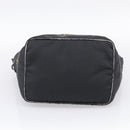 FENDI Shoulder Bag Canvas Black Silver 26587 Auth 211875-9