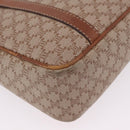 CELINE Macadam Canvas Tote Bag PVC Beige Gold Auth 211877-13