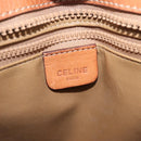 CELINE Macadam Canvas Tote Bag PVC Beige Gold Auth 211877-18