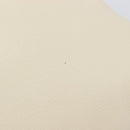 Salvatore Ferragamo Gancini Shoulder Bag Leather Ivory Silver Auth 211880A-15