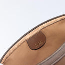GUCCI GG Supreme Shoulder Bag PVC Beige Gold Auth 211882-20