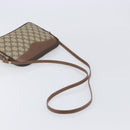 GUCCI GG Supreme Shoulder Bag PVC Beige Gold Auth 211882-7