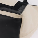 Balenciaga Navy Cabas S Hand Bag Canvas White Silver 339933 Auth 211886-13