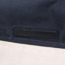 Balenciaga Navy Cabas S Hand Bag Canvas White Silver 339933 Auth 211886-20