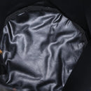 FENDI Hand Bag Patent leather Black Gold Auth 211887A-17